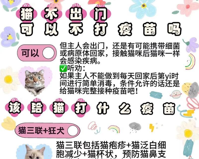 猫咪打了疫苗多久可以洗澡？（保护健康，合理安排猫咪的洗澡时间）