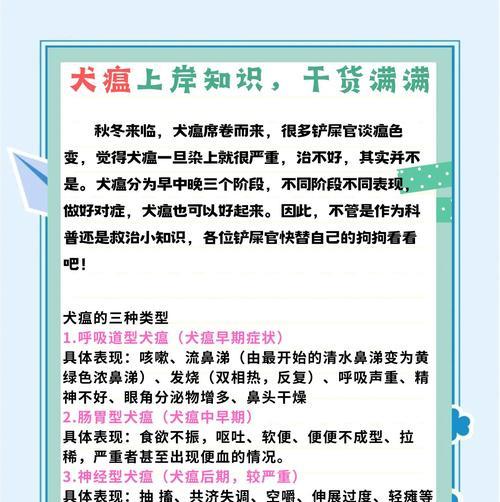 狗狗犬瘟（摸脚垫就知道！及时送医拯救生命）