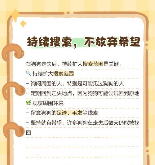 狗狗走丢了！宠主别忽略的6个躲藏地方（如何找到走丢的狗狗，了解它们最有可能躲藏的地方）