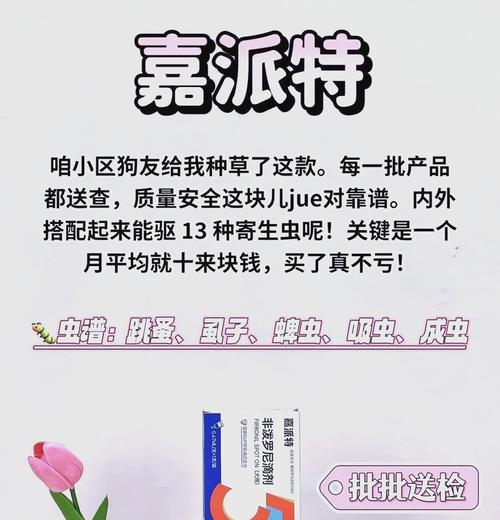 狗狗驱虫的有效方式（狗狗驱虫的方法和频率以及关键注意事项）