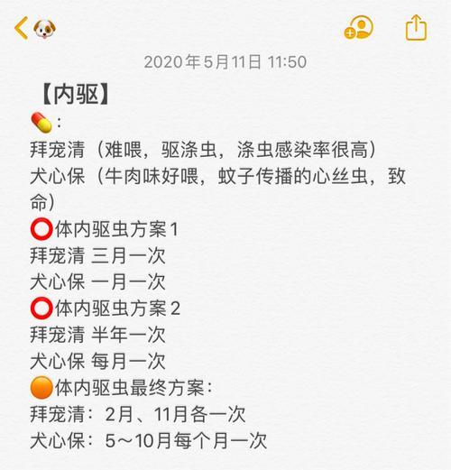 养狗必读！定期驱虫频率揭秘！（为你的爱犬健康保驾护航！）