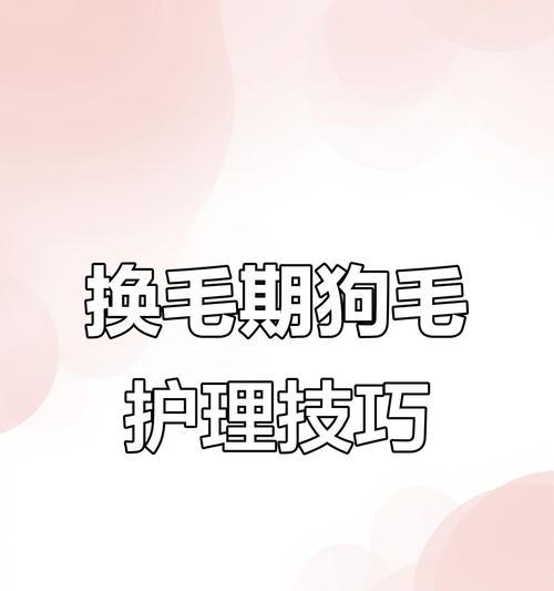 狗的换毛期（掌握狗狗换毛期的持续时间，采取正确的护理措施）
