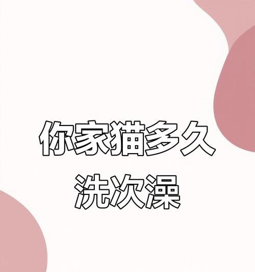 猫咪洗澡的最佳频率（科学护理你的爱猫）